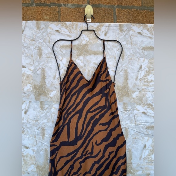 AllSaints animal print slip dress size small - Picture 4 of 14